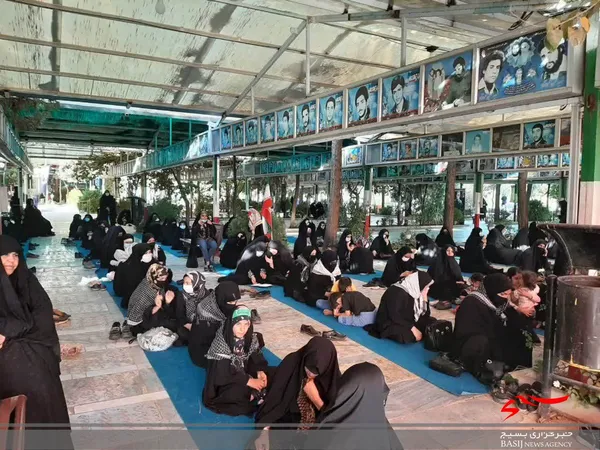 حضور پرشور بسیجیان حوزه مقاومت حضرت فاطمه (س)
