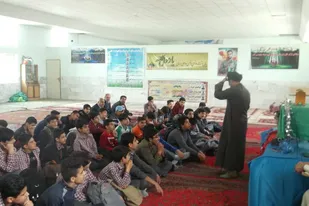 جشن تکلیف دانش آموزان بسیجی در شاهرود
