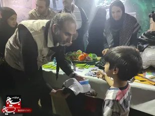 حضور فرمانده یگان حفاظت محیط زیست کشور در موکب محیط زیست در مرز شلمچه
