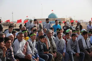 حضور کاروان گنبد کاووس در یادمان شلمچه