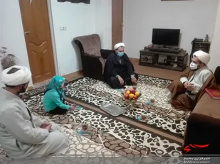 دیدار مسئول بسیج طلاب سپاه کربلا با روحانیون رامسر