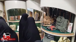 بازدید اعضای کمیته زنان و دفاع مقدس استان گیلان از موزه شهدای گیلان همراه با روایتگری ایثار و مقاومت