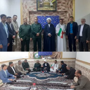 دیدار از خانواده شهیدعطالله بوعذار