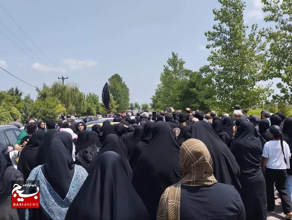 مراسم تشییع شهید حمید رضا فلاحی
