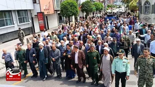 راهپیمایی جمعه خشم در چالوس