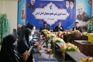 نشست خبری رئیس مجمع بسیجیان استان کرمان
