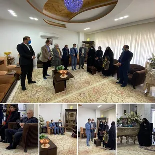 دیدار شهردار ایلام با خانواده زنده یاد پژمان مهدوی فر