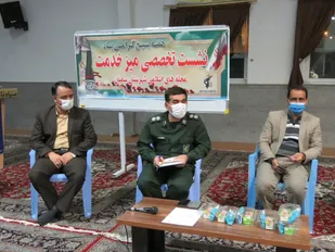 برگزاری میز خدمت در سپاه ناحیه سمنان