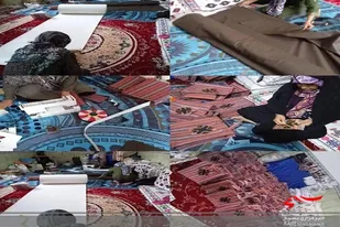کارگاه مشاغل خانگی&laquo;مهر بانو&raquo; پایگاه مقاومت بسیج ام البنین شهر علی اکبر
