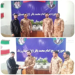 تجلیل از سربازان نمونه همزمان با هفته دفاع مقدس