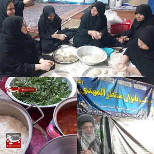 بانوان امیدیه در مسیر خدمت به زائران؛ موکب منتظرالمهدی (عج)؛ تجلی اخلاص و هنر آیینی