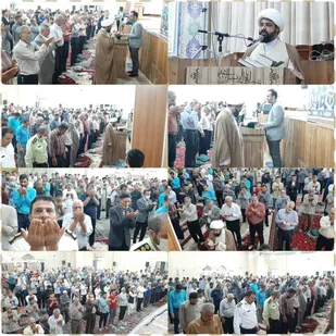 نماز باشکوه عیدسعید قربان در حرم جعفربن موسی الکاظم(ع) پیشوا