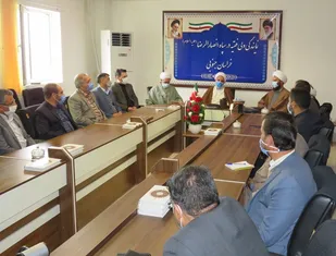 دیدار مدیرکل محترم دادگستری و جمعی از مسئولین قضایی استان با مسئول دفتر نمایندگی ولی فقیه در سپاه استان
