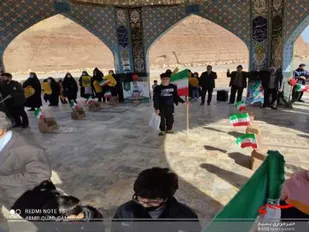 حضور باشکوه مردم روستای اروانه و مومن آباد در جشن پیروزی انقلاب
