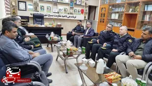 پاسداران امنیت و اقتدار: دیدار فرمانده انتظامی امیدیه با سرهنگ منصوری