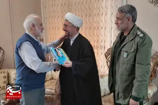 دیدار مسئول و معاونین نمایندگی ولی فقیه در سپاه انصارالحسین(ع) با وابستگان نمایندگی