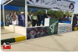 صبحگاه مشترک نیروهای مسلح در شهرستان مهرستان برگزار شد