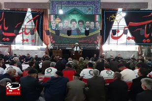 مراسم عزاداری و گرامیداشت شهدای خدمت در کبودراهنگ