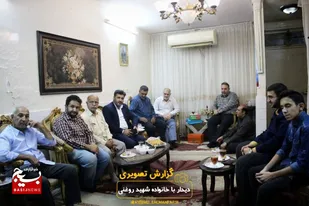 تکریم خانواده شهدا توسط بسیجیان اهوازی