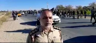 همایش پرشور پیاده روی اربعين حسینی در شهرستان تاکستان