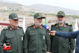 تاکید سردار سلامی بر تسریع در طرح تعریض جاده جلفا به کلاله