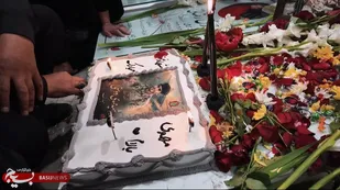 تولد شهید مهدی دوستی در گلزار شهدای تبریز