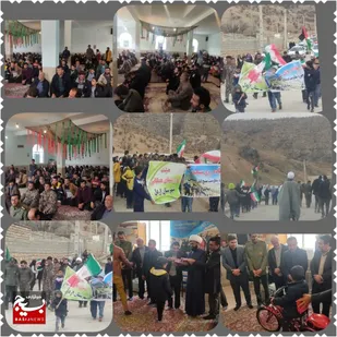 پیاده روی عمومی در روستای  دورک قنبری اردل