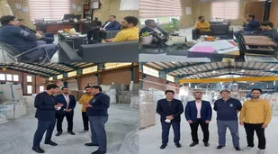 بازدید تخصصی از شرکت مواد نسوز مازند پارس در شهرک صنعتی شهدای محمودآباد