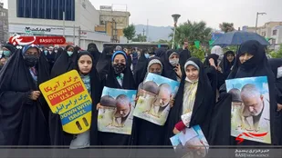 راهپیمایی روز جهانی قدس در کرج برگزار شد