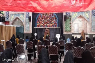 برگزاری مراسم دهه سوم محرم در پایگاه معراج نور همدان