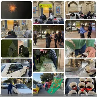 برپایی مواکب محبین الائمه و احباب الرضا