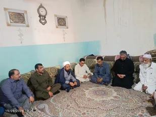 تجلیل از ایثارگری خانواده بزرگوار شهید &laquo;مسلم فاضلی&raquo; در دیدار امام جمعه سراوان و فرمانده سپاه شهرستان
