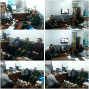مسئول دفتر نمایندگی ولی فقیه ناحیه مقاومت بسیج دزفول از حوزه مقاومت بسیج شهید حاج قاسم سلیمانی بازدید کرد