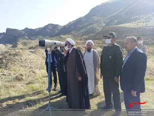 بازدید مسئول نمایندگی ولی فقیه در سپاه عاشورا از محل مناقشه قره باغ