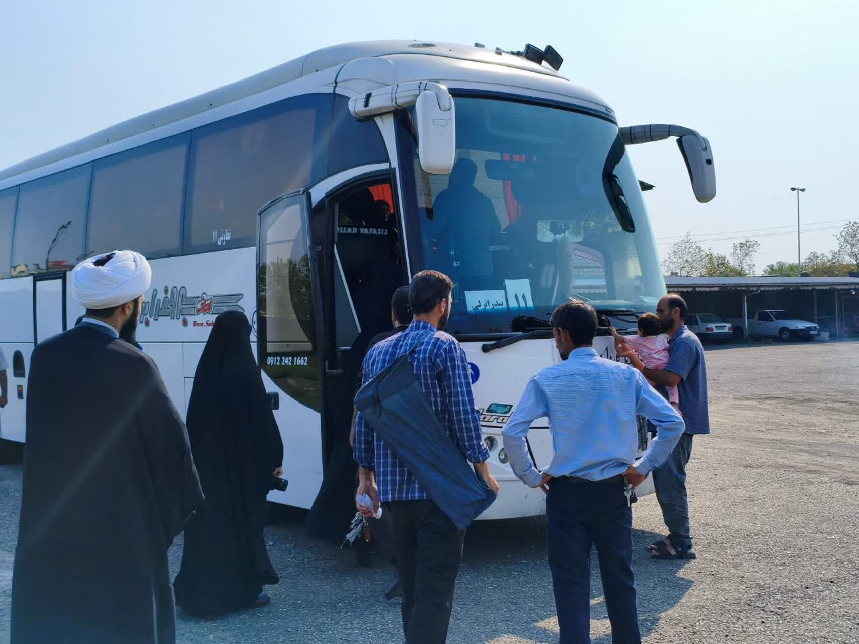 اعزام ۶۰ نفر از شهرستان بندرانزلی به یادمان‌های دفاع مقدس شمال‌غرب
