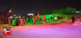نمایش تعزیه بازسازی واقعه خرابه های شام