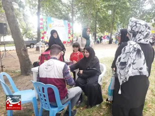 ارائه خدمات پزشکی و پرستاری رایگان در پارک دانشجو آمل
