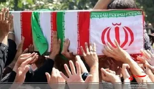 عزاداری دخت نبی مکرم اسلام با حضور پیکر مطهر شهید