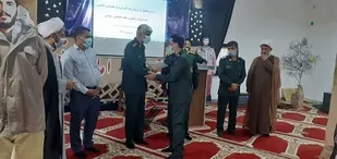 مراسم تجلیل از مربیان عقیدتی و فراگیران برتر سپاه ناحیه رودان