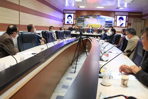 سومین جلسه ستاد رزمایش مواسات و کمک مومنانه شهرستان شازند