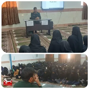 تجمع دختران حاج قاسم در گلشن