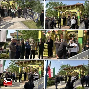 مراسم سوگواری شهادت امام جعفر صادق (ع) در شهرستان عباس آباد