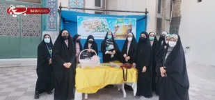غرفه فرهنگی و ایستگاه صلواتی به مناسبت روز دختر در گرمسار برپا شد