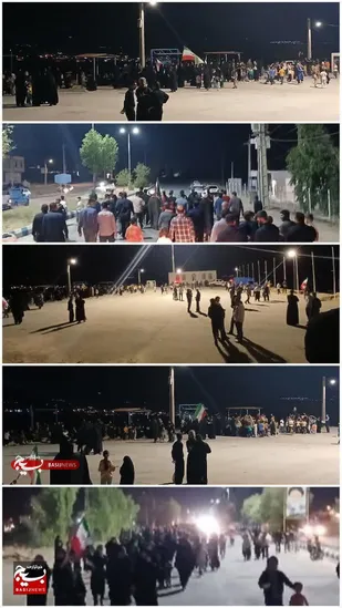 برگزاری مراسم پیاده روی جاماندگان اربعین حسینی در اندیکا