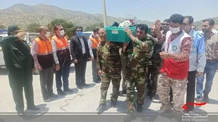 استقبال از پیکر &laquo;البرز فداکار&raquo; در یاسوج