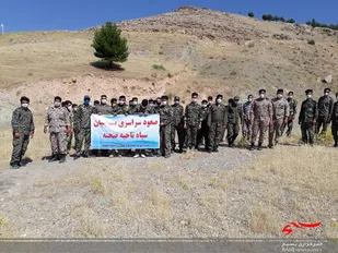 کوه پیمایی بسیجیان ورزشکار سپاه ناحیه صحنه