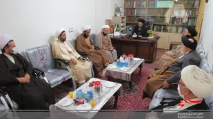 دیدار شورای مرکزی رسیدگی به امور مساجد شهرستان خمینی شهر