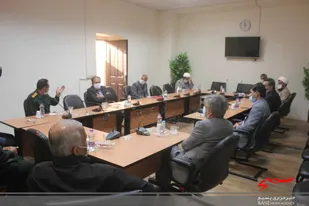 دیدار شهردار بندر بوشهر با فرمانده سپاه مالک اشتر شهرستان بوشهر به مناسبت هفته بسیج