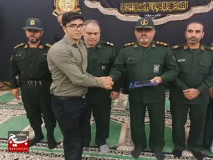 معارفه فرمانده پایگاه مقاومت بسیج منتظران ظهور روستای گورک جمال