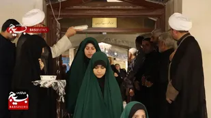 آیین بدرقه خادمین نوجوان موکب فرهنگی &laquo;خیمه&zwnj;القرآن&zwnj;الکریم&raquo; رهپویان یاس به کربلا